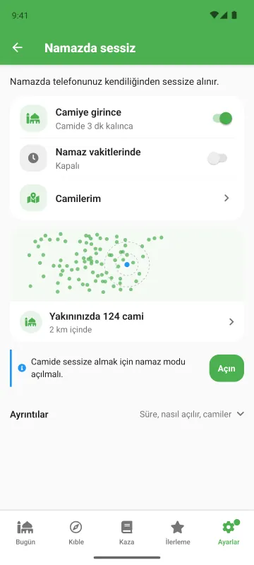 Camideyim ayarlar