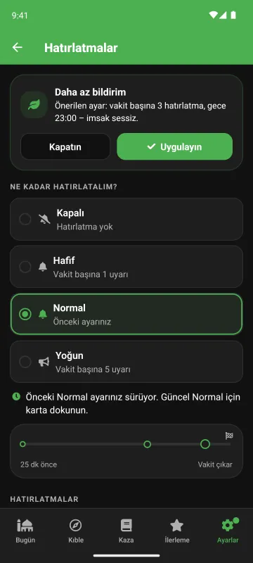 Bildirim ayarları