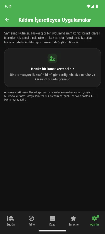 Kıldım uygulamaları