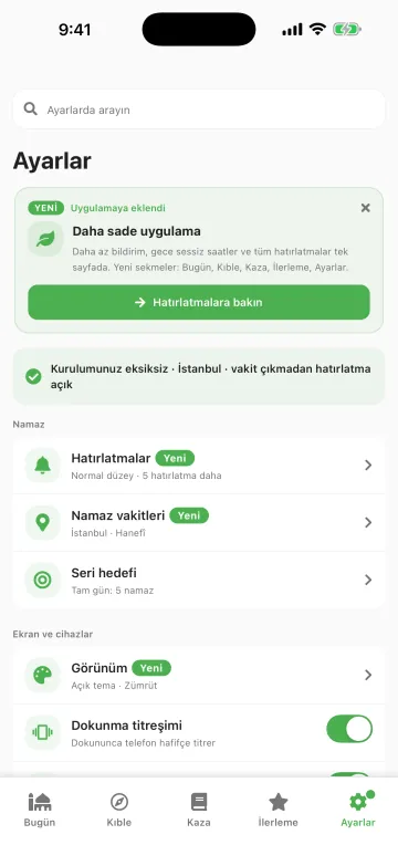 Ayarlar