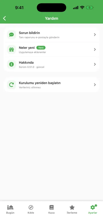 Ayarlar alt